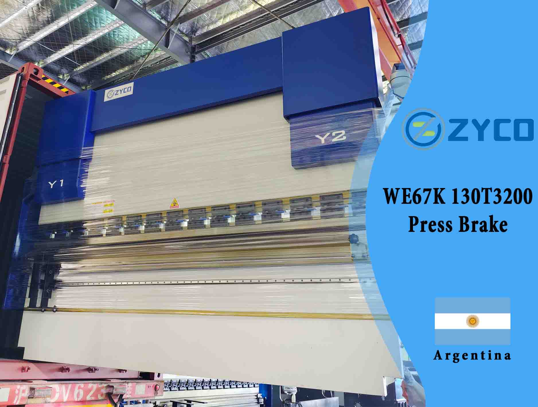 아르헨티나-WE67K 130T 3200 자동 CNC 프레스 브레이크