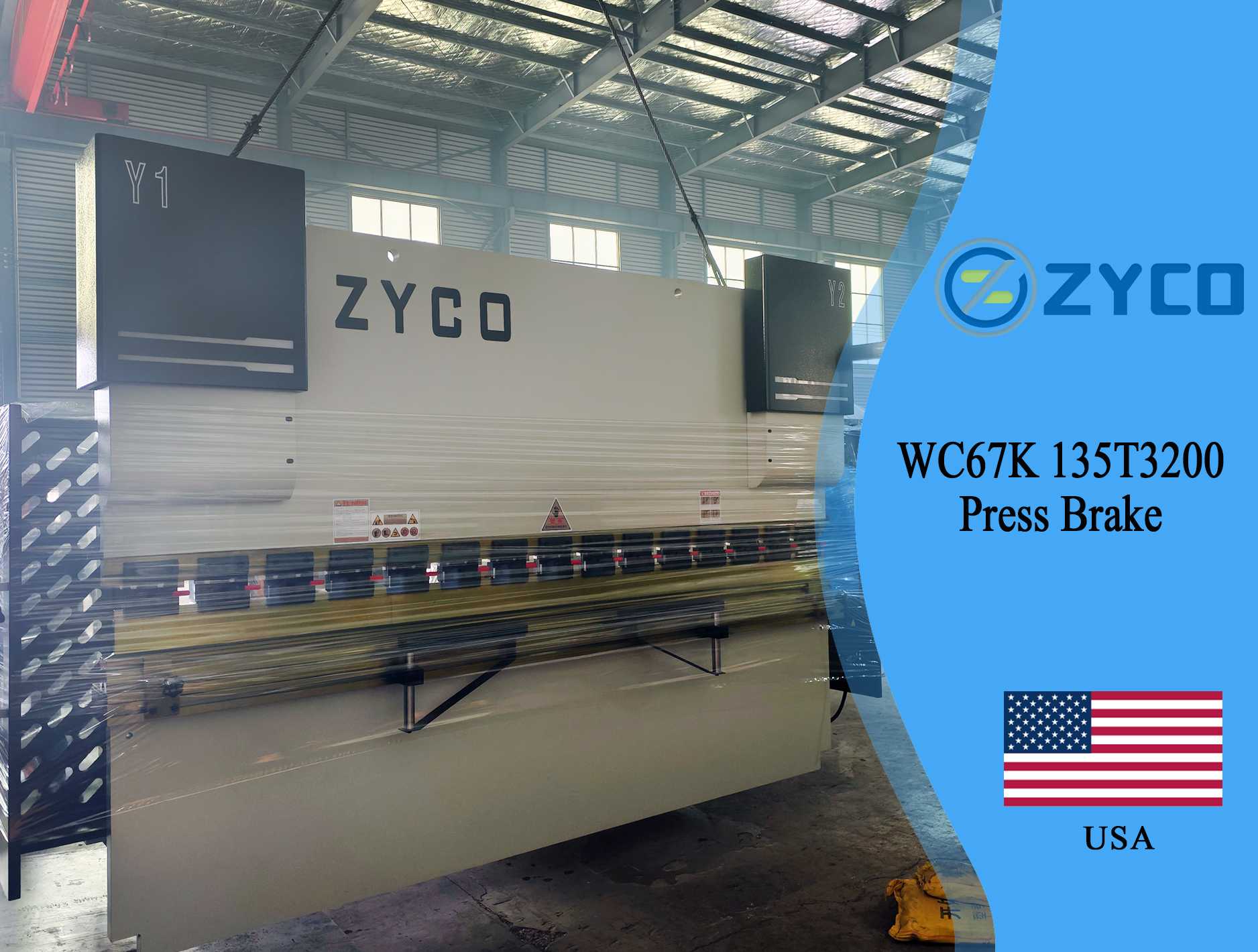 USA-WC67K hydraulic stainless steel  bending machine