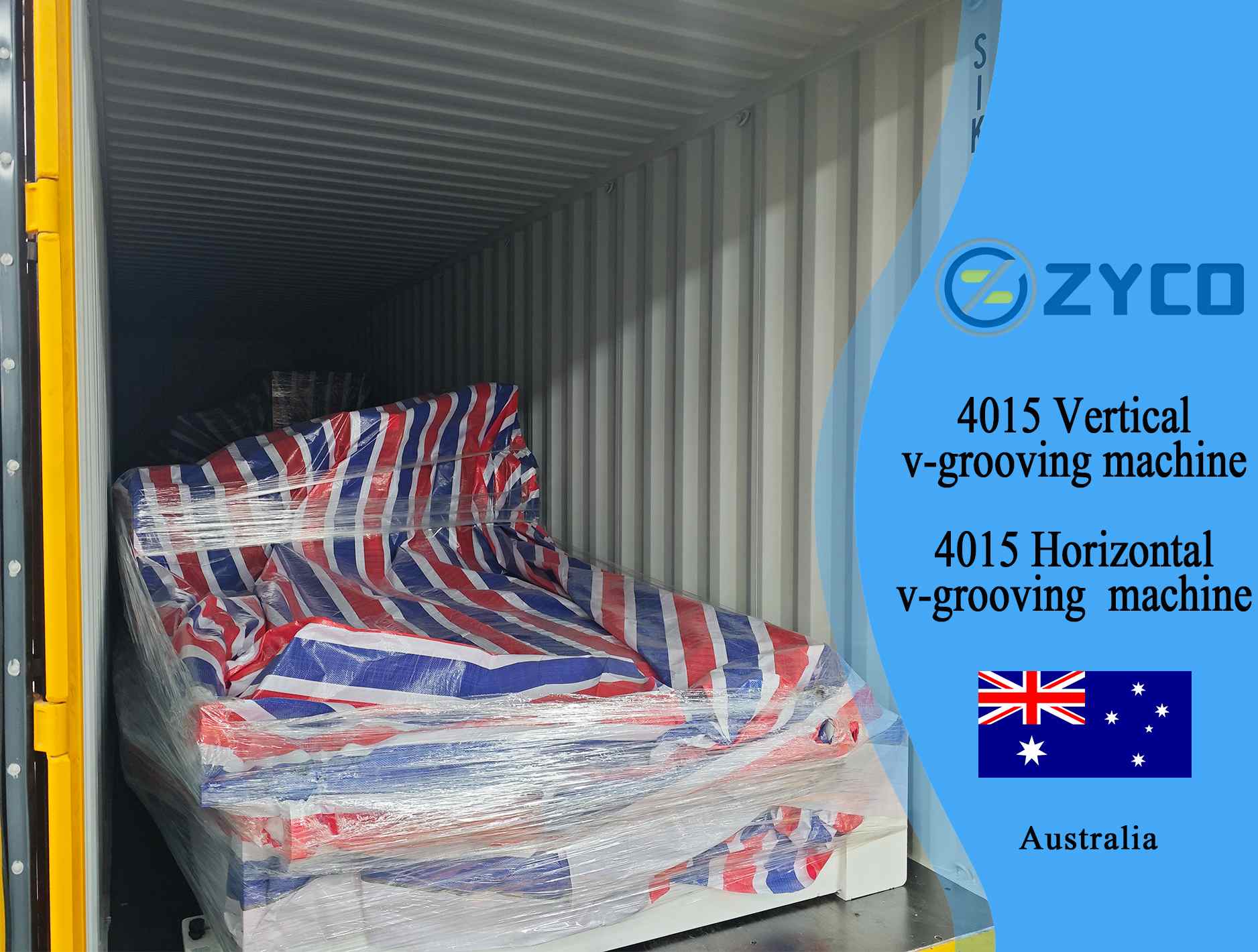 호주-4015 철판 수직 및 수평 V자형 홈 가공기