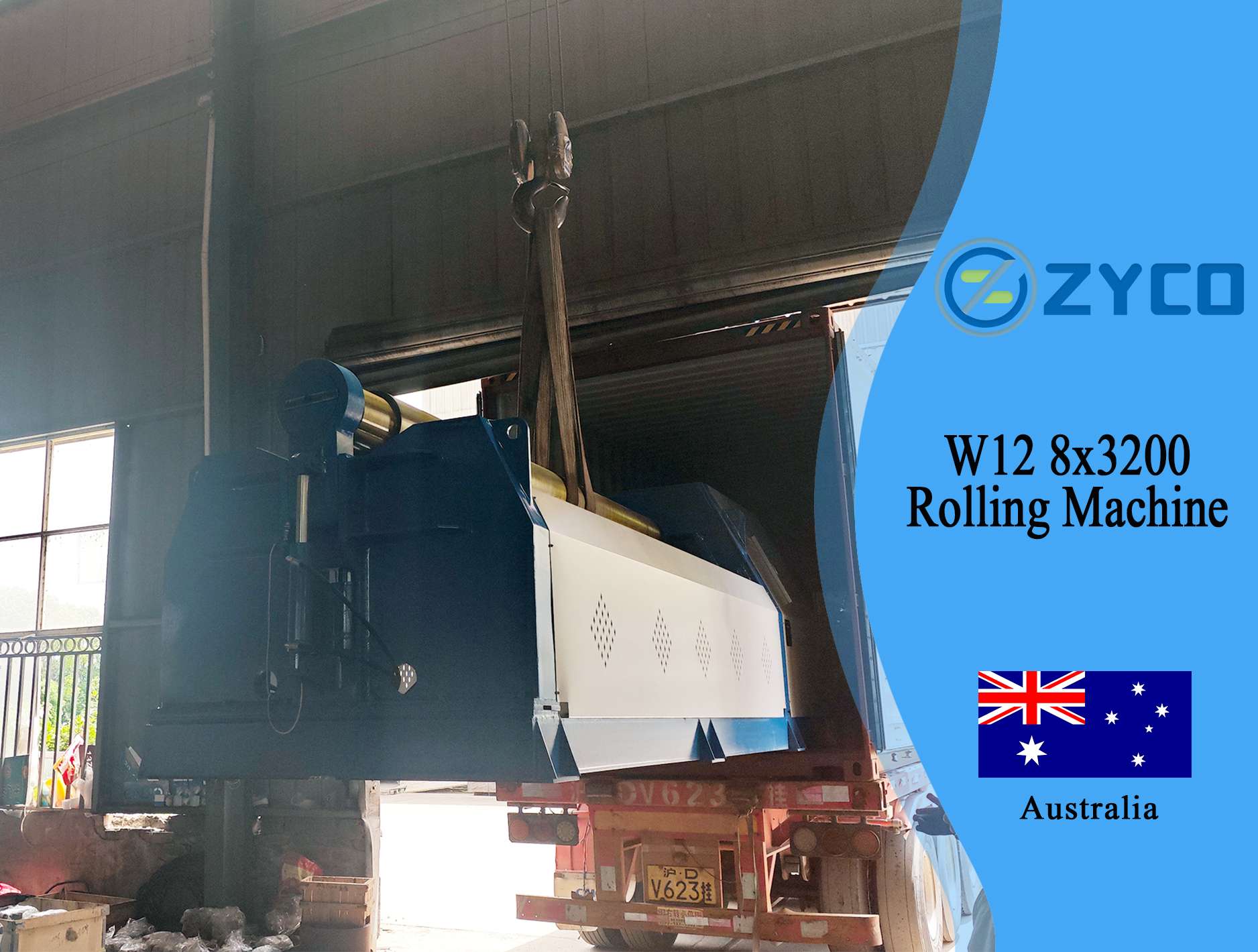 Australia-W12 CNC plate rolling machine
