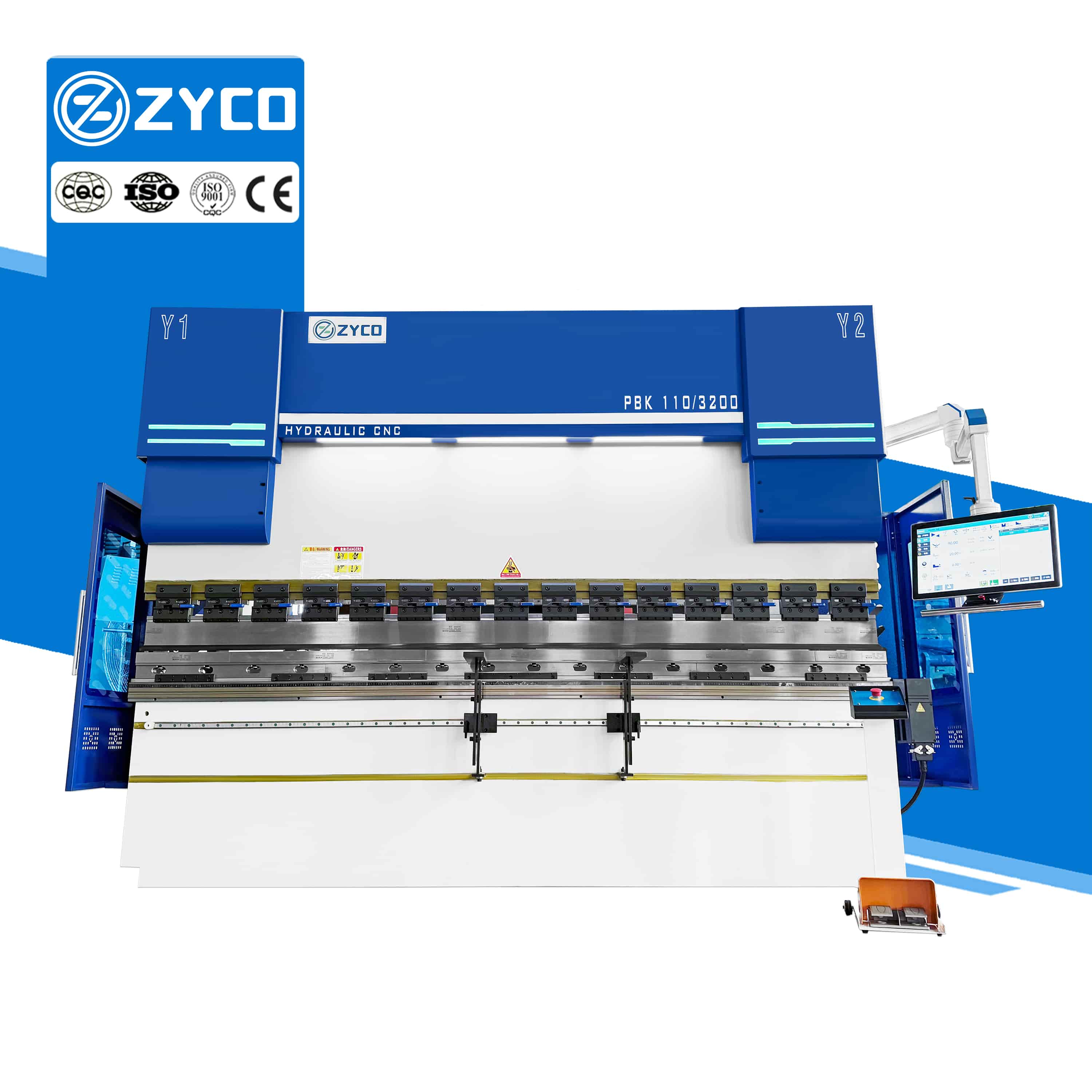 공장 직판 CNC 프레스 브레이크 금속 가공 유압 프레스 브레이크 기계 ET18 시스템