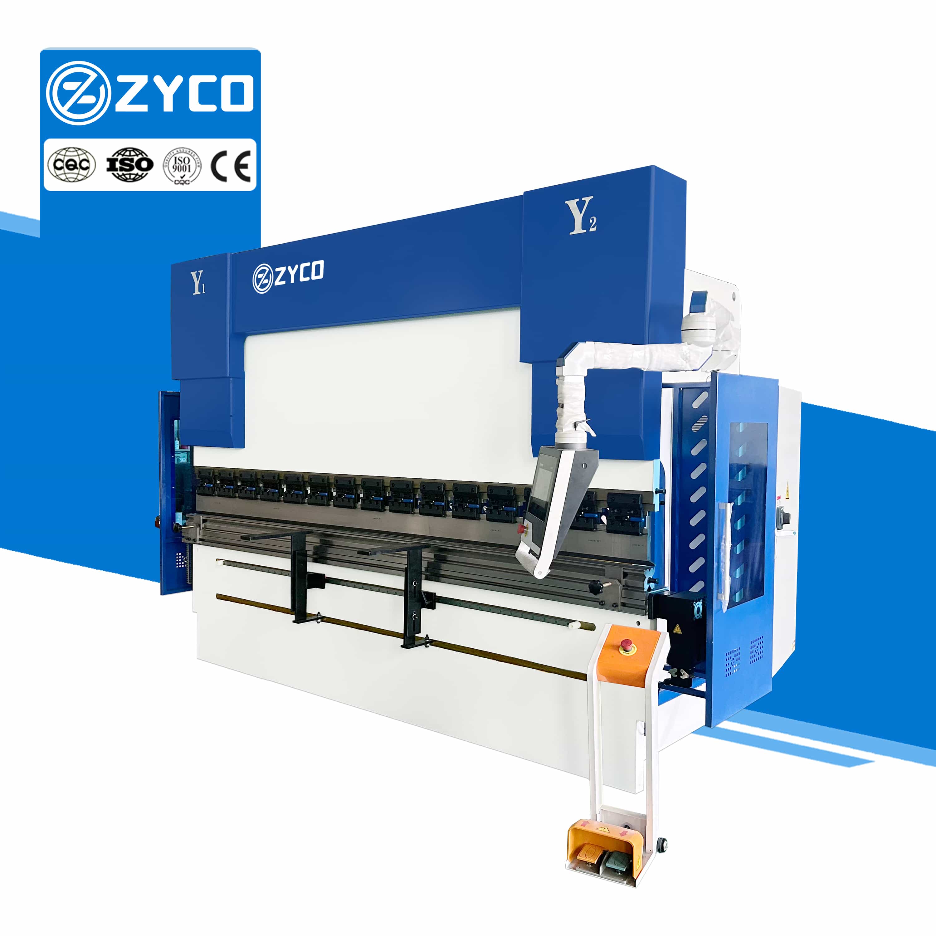 첨단 전기 유압식 동기화 기능을 갖춘 200톤 3200mm DA53T CNC 프레스 브레이크