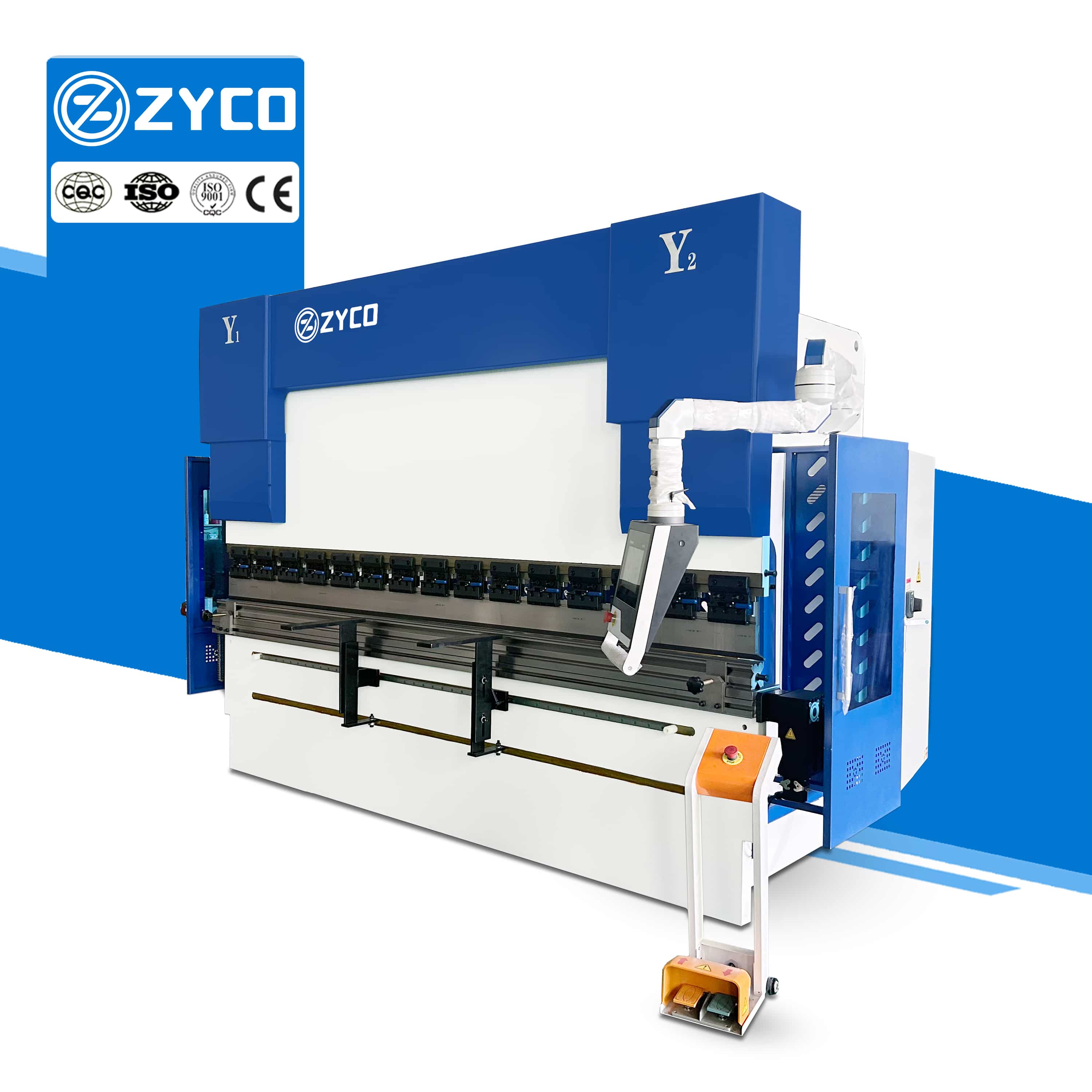 첨단 전기 유압식 동기화 기능을 갖춘 200톤 3200mm DA53T CNC 프레스 브레이크
