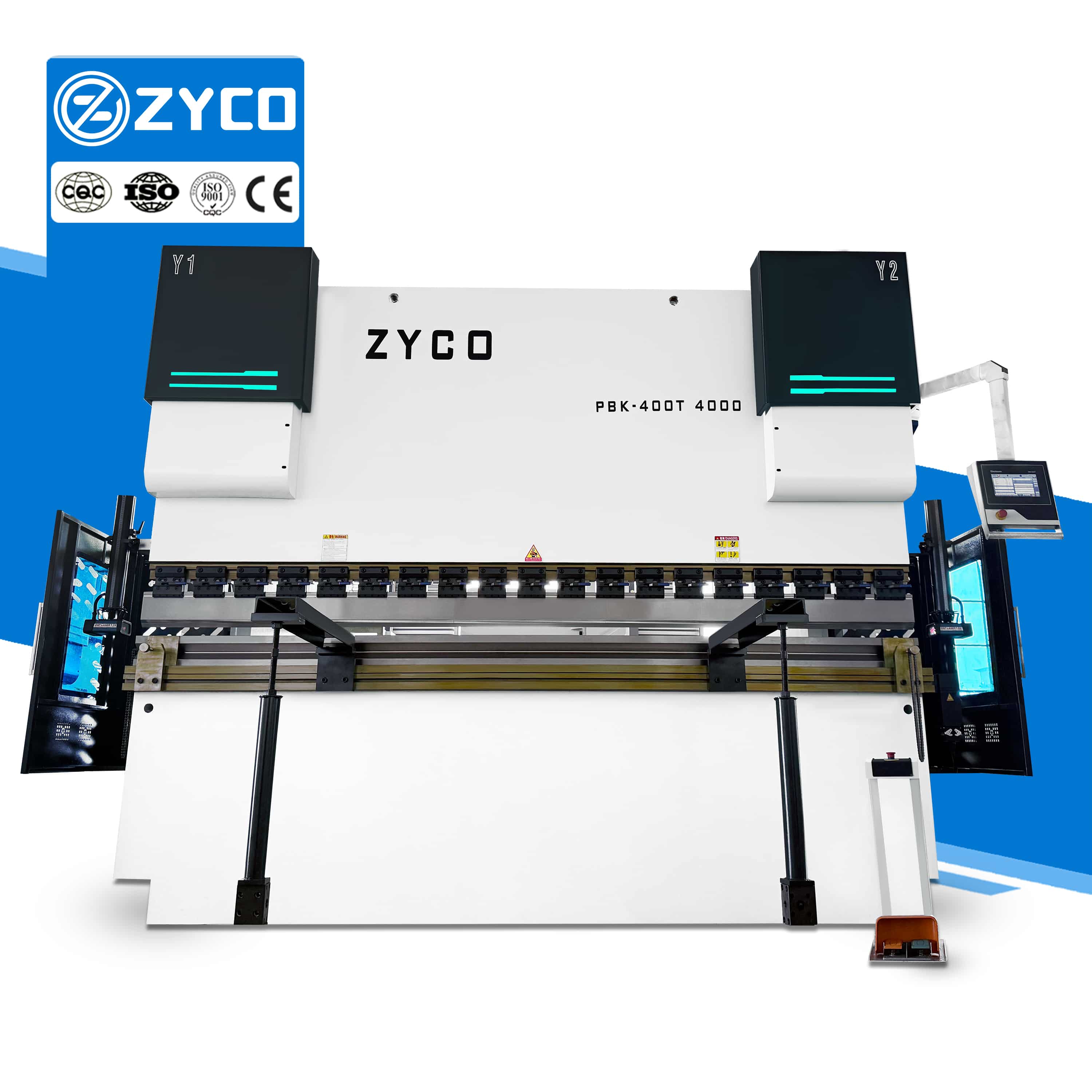 400톤 4000mm DA53T CNC 프레스 브레이크 (대형 판금 절곡용)